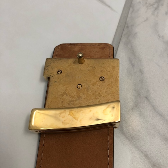 Louis Vuitton monogram brown unisex belt - Picture 3 of 8